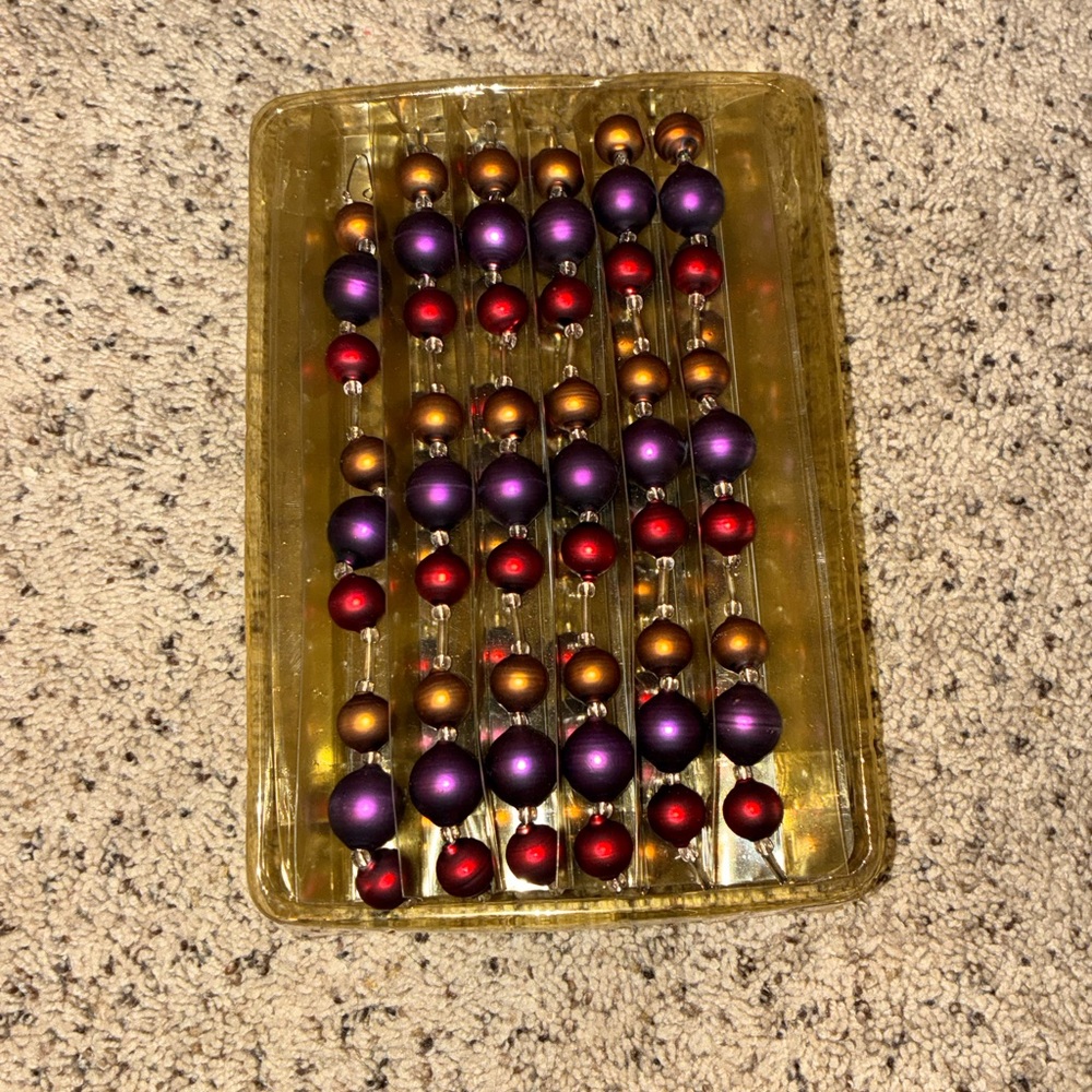 Vintage 2005 Target Glass Christmas Garland